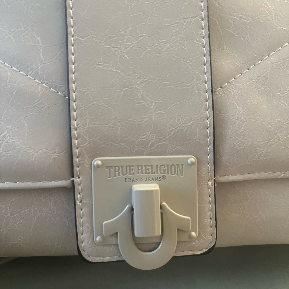 True Religion Cream Purse